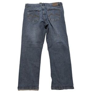 Urban Star Jeans Wear - Men 40x30 Stretch Demin Straight Leg Blue Jeans